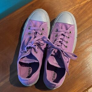 Converse Lavender Sneakers